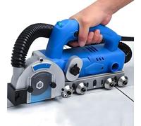DPLXQPP Herramienta Eléctrica para Eliminar Lechada De Azulejos De 1200 W,Limpiadora De Juntas con Motor De 9000 RPM,Profundidad Ajustable,Limpieza Sin Polvo para Pisos Standard+Q5+Q6