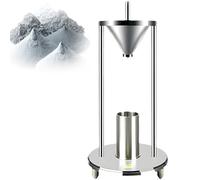 DPLXQPP Medidor Densidad Aparente Polvos,Embudo Flujo 12.7mm,Vaso Medidor 100ml Acero INOX,para Farmacéutica,Metalurgia,Cerámica,Industria Alimentaria