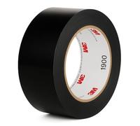 Dpm 1900 Duct Tape - Cinta americana de tela extra fuerte para reparaciones, fijación, embalaje, sellado, emergencias, todos los usos - Para interiores y exteriores - 50 mm x 50 m (Negro)