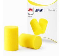 Dpm Tapes - 3M E-A-R Classic PP-01-002 Tapones de Espuma Antirruido, SNR 31 dB, Desechables, para Dormir y Trabajos Ruidosos, Amarillos, 50 Pares