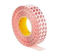 Dpm tapes - Cinta adhesiva de doble cara GPT PET: fuerte adherencia, se adhiere a superficies difíciles. Grosor 0,21 mm, resistente hasta 150 °C, resistencia UV ex 9088- (38 mm x 50 m)