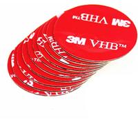 Dpm tapes VHB - Almohadillas de cinta adhesiva extra fuerte de espuma acrílica redondas, resistentes al agua y a altas temperaturas, para automóvil, hogar y oficina (diámetro 25 mm) (15 piezas)