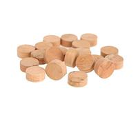 Dpofirs 20Pcs 9.5mm Piezas de Almohadillas de Corcho para Reparación de Trompeta y Trombón, Kit de Accesorios de Corcho para Reparación de Instrumentos Musicales, Accesorios para Música