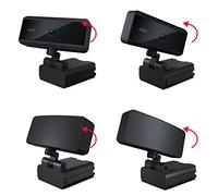 Dpofirs 5 MP HD Cámara Web de Computadoras, Mini Webcam Portátil de Alta Resolución sin Unidad, USB Webcam Negro con MIcrófono con Cancelación de Ruido, Webcam para Videoconferencias y