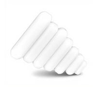 Dpofirs 7 Piezas/Juego de Barra de agitación Tipo C, agitador magnético Tipo C, Varilla de agitación de PTFE de Laboratorio, Accesorios de Laboratorio