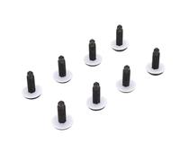 Dpofirs 8 Pernos de Cubierta de Puerta Trasera 6507447AA, Tornillos de Repuesto de Plástico de Alta Resistencia para 1500 2500 3500 2002-2022, Juego de Sujetadores de Tornillos de Cubierta de Puerta