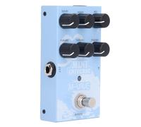 Dpofirs 9 Tipos de Reverberación Pedal de Efecto de Reverberación de Modelado Digital de Sonido Auténtico Cálido para Guitarristas Creadores de Música Metal 4.41x2.68x1.57in
