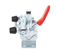 Dpofirs Abrazadera Horizontal de Liberación Rápida, Abrazadera de Palanca de Sujeción para Carpintería de Alta Resistencia para Estante de Herramientas de Taller, Acero en Carbono FA2008B