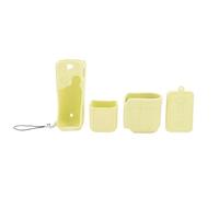 Dpofirs Accesorios para Cámara de Acción Portátil Funda de Silicona para Pantalla 3 - Protector de Lente Respetuoso con la Piel - Material Resistente Al Desgaste Paquete de 2, para Entusiastas de