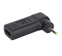 Dpofirs Adaptador de Corriente para Computadora Portátil de 90 Grados, Adaptador USB C a CC, Enchufe de CC Rectangular, 65 W, Codo de Inclinación de 90 °, Disparador de Emulador PD para