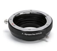 Dpofirs Adaptador de Montura de Lente, Adaptador F a Pen F con Control Manual Completo para la Serie Pen F FT FV, Convertidor de Lentes de Cámara