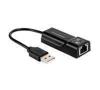 Dpofirs Adaptador Ethernet a RJ45, Cable de Conversión USB2.0 a RJ45 de 100 Mbps Alta Velocidad de Transmisión, Convertidor de Banda Ancha Universal para Portátiles y Computadoras de Escritorio