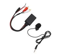 Dpofirs Adaptador Manos Libres con Módulo Auxiliar Bluetooth para Fit para Cable 2 - Adaptador de Música para Radio de Automóvil - Pequeño y Exquisito - Apto para Radio de Automóvil - Material ABS