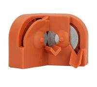 Dpofirs Afilador de Brocas Multiusos Portátil para Afilar Rápidamente Brocas de Acero y Carburo de Alta Velocidad, Cortador de Cocina, para Entusiastas del Bricolaje, Soporte de ABS Duradero, 2 X 4