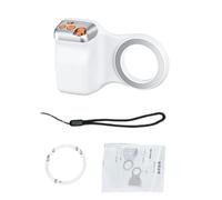 Dpofirs Agarre Magnético para Cámara de Teléfono Móvil, Profesional de Fotografía Vlog para Vídeo de Selfie de Teléfono Inteligente, Control Remoto BT, para Todos los Teléfonos