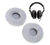Dpofirs Almohadillas para la Oreja de Espuma con Terciopelo - Cojines de Reemplazo de 75 Mm de Reemplazo para Auriculares ATH S200BT, SJ33, ESW9, ESW10, ES10 Auriculares (Gray)