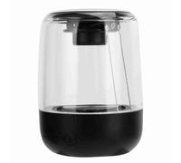 Dpofirs Altavoz Inalámbrico Bluetooth 5.4, Reducción de Ruido, Sonido Estéreo HiFi, Sonido Envolvente 360°, Micrófono HD Incorporado, Subwoofer con Luz LED (Negro)