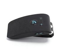 Dpofirs Altavoz para Automóvil con Bluetooth, Kit de Teléfono Manos Libres para Llamadas, Kit Inalámbrico para Automóvil para Hablar con Manos Libres, con Clip Trasero, Aproximadamente