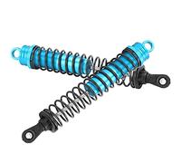 Dpofirs Amortiguador RC, 2 Piezas RC 144 Mm Relleno de Aceite Ajustable, Buena Flexibilidad para 1/8 RC Crawlers Off-Road Cars (Azul)