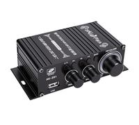 Dpofirs Amplificador de Sonido Estéreo, Amplificador Bluetooth USB de 2.0 Canales para System de Audio Doméstico y Coche