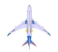 Dpofirs Avión de Juguete Grande, Modelo de Avión Eléctrico de 43 Cm con Dirección Automática con Luz Sonora para Niños a Partir de 3 Años (Modelo de)
