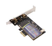 Dpofirs BCM94360 Tarjeta PCIe WiFi para PC, Tarjeta de Red Inalámbrica de Doble Banda de 1200Mbps 2.4G 300Mbps 5G 867Mbps, Tarjeta Adaptadora de Red WiFi de Antena de Doble Banda para PC