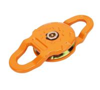 Dpofirs Bloque de Arranque, Resistencia Mínima a la Rotura de 50,000 Lbs (25T), Límite de Carga de Trabajo de 25,000 Lbs (12.5T), Polea de Cabrestante, para Líneas de Cabrestante de