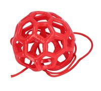 Dpofirs Bola Colgante para Golosinas para Caballos, Juguete para Masticar y Alimentador de Heno para Entretenimiento con Diseño de Columpio para Establo y Hogar (Rojo)