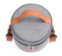 Dpofirs Bolsa de Almuerzo, Contenedor Aislado con Correa para el Hombro, Bolso Térmico Portátil de Tela Oxford para Alimentos a Prueba de Fugas para el Trabajo, Viajes, Picnic, Oficina (B-8015-1)