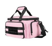 Dpofirs Bolsa de Herramientas de Almacenamiento Organizado, Diseño Elegante, Bolsa Organizadora de Herramientas de 14 Pulgadas para Mantenimiento de Oficina en el Hogar, Suelo Húmedo (Rosado)