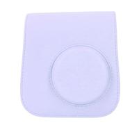 Dpofirs Bolso para Cámara Mini SE 7 Plus, Funda de Cuero PU de Estilo Retro, Correa de Hombro Ajustable, Fácil Toma de Fotografías, Amantes de la Fotografía (Purple)