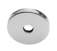 Dpofirs Brida de Brazo de Ducha Grande, Placa de Cubierta de Escudo Extra Grande de Acero Inoxidable 304 con Junta de Goma para Pared de Baño de Tubería Estándar G1/2 Pulgadas (Acero inoxidable 304