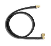 Dpofirs Cable de extensión de Antena, Cable Adaptador de Antena SMA Hembra a SMA Macho para UV-5R UV-82 UV-9R Plus, Suave, Flexible, Reduce la Antena VSWR, Aumenta la Antena GAI