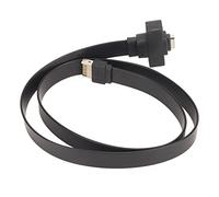 Dpofirs Cable de Extensión de Encabezado de Panel Frontal USB 3.1 Tipo C, 1.64 Pies de Longitud 10 Gbps Cable de Extensión Flexible Tipo E a Tipo C con Diseño de Tuerca, Cable de Panel