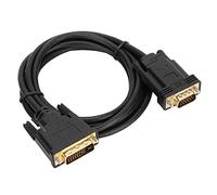 Dpofirs Cable de Video HD, Cable Convertidor Macho DVI a VGA 1080P, Cable Adaptador de Accesorios de Computadora con Ancho de Banda de 1.65Gbps para Win 95 Plug and Play