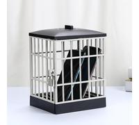 Dpofirs Caja de Bloqueo para Teléfono con Temporizador, Cárcel para Teléfono Móvil, Cárcel para Teléfono Móvil con Temporizador, Teléfonos Móviles con Bloqueo de Prisión, Soporte Seguro