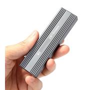 Dpofirs Caja SSD M2 NVME Caja SSD M.2 de Alta Velocidad Adaptador USB Tipo C 3.1 para Protocolo /NVME PCIE NGFF M/B Key de Disco para 10, Aleación de Aluminio, Negro