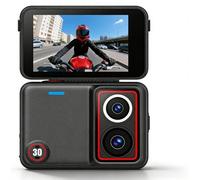 Dpofirs Cámara de Acción con Cámara Dual 8K, Lente Dual Día y Noche, Pantalla Táctil Abatible de 2,51 Pulgadas, 48 MP, Estabilización de 6 Ejes con Nivelación de Horizonte, para Buceo,