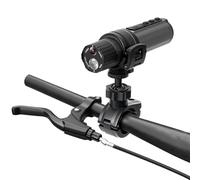 Dpofirs Cámara de Casco de 4K Gran Angular con Luz Giratoria de Montaje y Relleno, Admite una Tarjeta de Memoria de 256 GB, Grabe en la Carga, la Aplicación de Aplicación, el Anti Shake