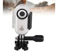 Dpofirs Cámara de Collar para Mascotas 4K, Cámara de Acción Portátil Inalámbrica de 8 MP con Gran Angular de 120 Grados, Cámara Portátil para Casco Al Aire Libre para Buceo, Pesca, (White)