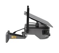 Dpofirs Cámara de Monitoreo Al Aire Libre, Cámara de Seguro Solar Visión Nocturna a Todo Color IP66 Impermeable para el Hogar