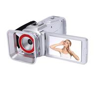 Dpofirs Cámara de Video 4K 64MP Camcorder, Cámara de Vlogging de Zoom Digital 18x para Youtube, Pantalla de 3 ", para Viajes, Grabaciones Escolares, Agujero Roscado de 1/4 Pulgadas (Silver)