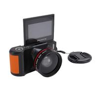 Dpofirs Cámara Digital 4K para Fotografía, Cámaras de Vlogueo Digitales de 64 MP, con Pantalla Giratoria de 3 Pulgadas y 180 Grados, Zoom Digital de 18X, Cámara Compacta WiFi con Enfoque (Black)