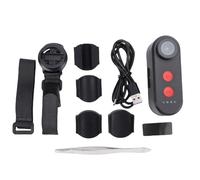 Dpofirs Cámara para Bicicleta con Luz Trasera, Cámara para Salpicadero de Ciclismo, 6 Modos de Flash, 512 GB Ampliable, Montaje Delantero y Trasero, Resistente Al Agua IPX6, 5000 MAh,