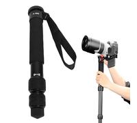 Dpofirs Cámara Profesional Monópodo, Cámara de Viaje de Lente única Ligera de 61 Pulgadas Monópodo, Altura Rápida de Ajustable, Cabezales de Trípode de Teléfono Inteligente DSLR para