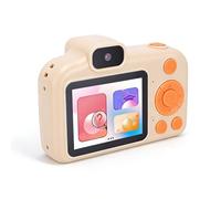 Dpofirs Cámara Selfie para Niños, Videocámara Digital HD de 40MP 1080P, Compañero de Enciclopedia AI, Lente Dual, Cámara de Belleza AI