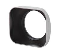 Dpofirs Capucha de Lente de Cámara Cuadrada, Cubierta Protector de Sombra de Lente de Aleación de Aluminio con Tapa para la Cámara de Espejo SLR, Ideal para Fotografía en Exteriores Al (40.5MM)