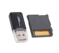 Dpofirs Cartucho con Adaptador de Tarjeta, Soporte de Tarjeta de Videojuego Dual Core para 2DS 3DS LL MD GB GBC FC PCE, Plug and Play con Soporte de R4 (Grey)