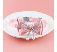 Dpofirs Collar de Lazo de Gato Ajustable de Moda, Lindo Collar de Mascota Ajustable para Caminar Diario, Se Adapta a los Amantes de los Gatos, Material de Poliéster de Primera Calidad (#3)