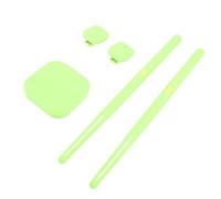 Dpofirs Conjunto de Batería de Aire Eléctrico, RGB Light Effect Inmersivo 8 Suena VIVENTIVO Virtual Drumsticks Kit 3D Motion Sensing con Pedales para Fiesta en Casa para Adultos Niños (GREEN)